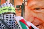 Los palestinos conmemoran el primer aniversario de muerte Arafat Los palestinos conmemoran el primer aniversario de muerte Arafat