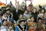 Bush da las gracias a Mongolia por enviar tropas a Irak Bush da las gracias a Mongolia por enviar tropas a Irak