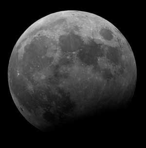 Eclipse parcial de luna Eclipse parcial de luna