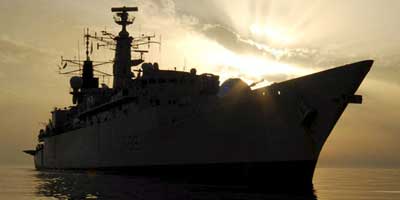 La fragata británica HMS Cornwall (Efe) La fragata británica HMS Cornwall (Efe)