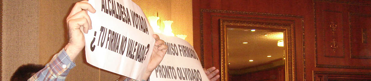 Funcionarios contra presupuesto 2008