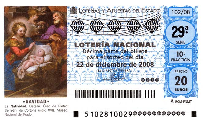 FOTO DECIMO LOTERIA NAVIDAD foto decimo loteria navidad: