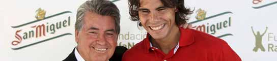 Manolo Santana y Rafa Nadal