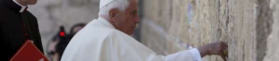 El Papa en el Muro de las Lamentaciones