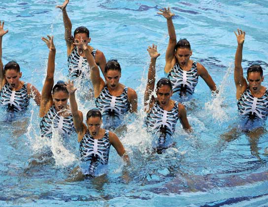 bañadores de sincronizada