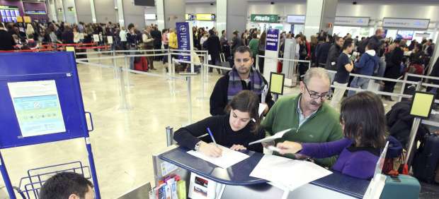 Barajas, colapsado Barajas, colapsado