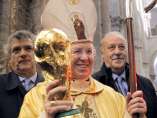 Villar, Del Bosque y el arzobispo de Santiago, Julián Barrio Villar, Del Bosque y el arzobispo de Santiago, Julián Barrio