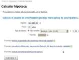 Calculadora de hipotecas Calculadora de hipotecas