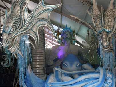 Últimos retoques a las carrozas del Carnaval de Río