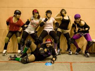 Las chicas de las Barcelona Derby Dolls