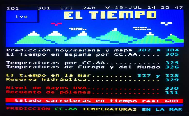 TELETEXTO TELEVISION teletexto television:
