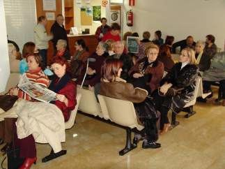 Sala de espera de un hospital