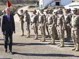 El ministro de Defensa en la base de Qala i Naw, en Afganistán El ministro de Defensa en la base de Qala i Naw, en Afganistán