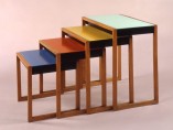 'Set of four stacking tables'