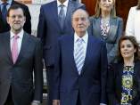 El rey, Rajoy y Soraya El rey, Rajoy y Soraya