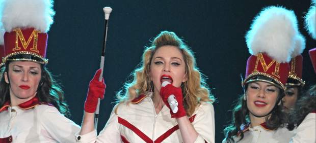 Madonna actúa en Moscú Madonna actúa en Moscú