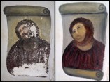 Una anciana "destroza" un 'Ecce Homo'