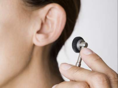 Mujer con auriculares