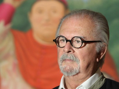 Botero, ante su obra