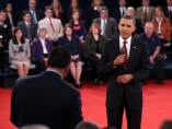Obama, en el segundo debate electoral Obama, en el segundo debate electoral