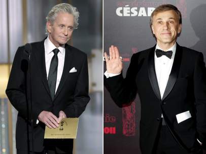 Michael Douglas y Christoph Waltz