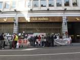 Protesta ante la sede de Bankia Protesta ante la sede de Bankia