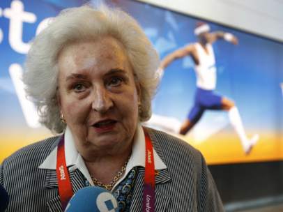 La infanta Pilar de Borbón