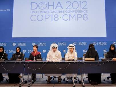 Cumbre del clima en Doha