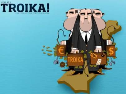 'Ahí llega la troika'