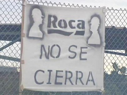 Huelga indefinida en Roca contra el cierre