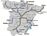 Mapa del AVE en España Mapa del AVE en España