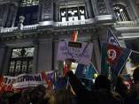 Protesta ante el Banco de España por Bankia Protesta ante el Banco de España por Bankia