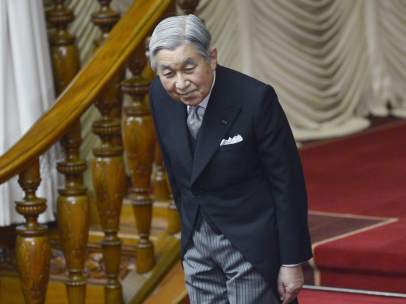 El emperador Akihito se dirige al Parlamento