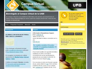 Campus virtual de la Universidad Autónoma de Barcelona