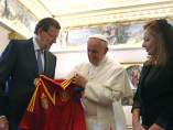 Rajoy con el papa Francisco Rajoy con el papa Francisco