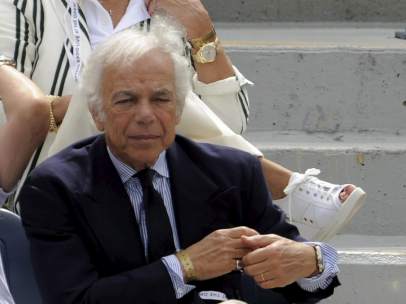 Ralph Lauren, durante un partido de tenis en 2009.