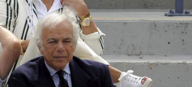 Ralph Lauren, durante un partido de tenis en 2009. Ralph Lauren, durante un partido de tenis en 2009.