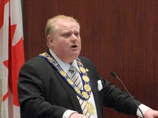 Rob Ford, alcalde de Toronto