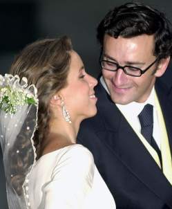 Alejandro Agag, el día de su boda con Ana Aznar.