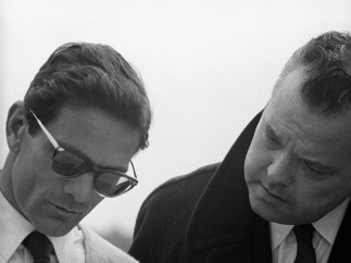 Orson Welles y Pier Paolo Pasolini, 1962