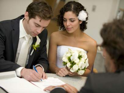 Boda civil