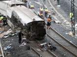 Accidente de tren en Santiago de Compostela Accidente de tren en Santiago de Compostela