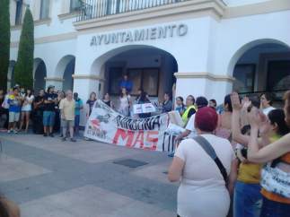 Protesta antitaurina en Sanse