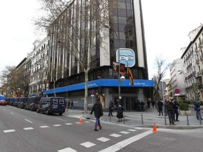 Sede central del PP en la calle de Génova en Madrid