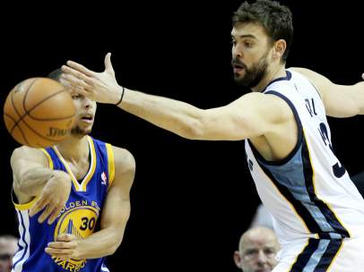 Stephen Curry y Marc Gasol