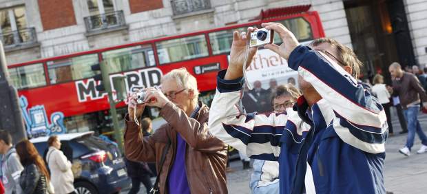 Turistas en Sol