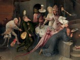 Temptation of St Anthony, c. 1502 Central panel, detail