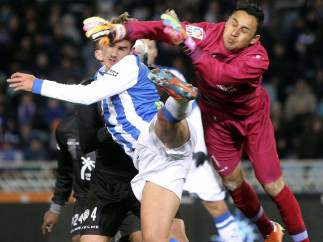 Antoine Griezmann y Keylor Navas