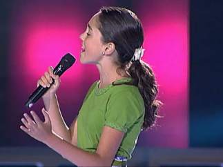 María, ganadora de la primera edición del 'La Voz Kids'