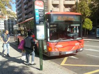 Autobús urbano en Zaragoza
